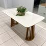 Imagem de Mesa de Jantar 4 Lugares Retangular 1,60m 100%MDF