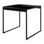 Imagem de Mesa de Jantar 80x80cm Estilo Industrial com Tampo de MDF Carvalho - Compacta e Moderna