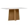 Imagem de Mesa de Jantar Anitta 160x90 cm com Vidro Ype Off White  New Ceval