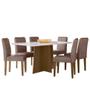 Imagem de Mesa de Jantar Anitta 160x90 com 6 Cadeiras Ana - New Ceval