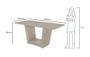 Imagem de Mesa de Jantar Apogeu 160x80 Off White Lopas