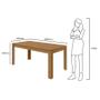 Imagem de Mesa de Jantar Athenas 180 cm Amêndoa Clean  Lopas
