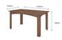 Imagem de Mesa de Jantar Austria 1,56 com 6 Cadeiras Celta Moveis