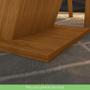 Imagem de Mesa De Jantar Com 04 Cadeiras Mdf Com Vidro 120cm Linho