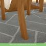 Imagem de Mesa De Jantar Com 04 Cadeiras Mdf Com Vidro 120cm Linho