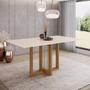 Imagem de Mesa de Jantar Com Tampo MDF com Canto Reto 160 Cm Natalí Henn