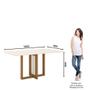 Imagem de Mesa de Jantar Com Tampo MDF com Canto Reto 160 Cm Natalí Henn