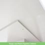 Imagem de Mesa De Jantar Com Tampo Mdf E Vidro Com Canto Arredondado 200 Cm Adriana Henn Nature Com Off White