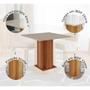 Imagem de Mesa de Jantar com Tampo MDF Vidro Sophia Cimol