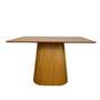 Imagem de Mesa de Jantar Cone Retangular 180x100 cm Base Oval Freijó Tampo Freijó