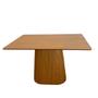 Imagem de Mesa de Jantar Cone Retangular 180x100 cm Base Oval Freijó Tampo Freijó