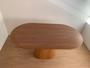 Imagem de Mesa de Jantar Cone Retangular Arredondada 180x100cm Madeira Freijó