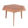 Imagem de Mesa De Jantar Hexagonal Jardim Ecograndis Jatobá