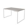 Imagem de Mesa de Jantar Industrial Base Ferro Branco Tampo 137x90 Branco