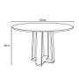 Imagem de Mesa de Jantar Isabela 120X120cm Off White