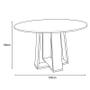 Imagem de Mesa de Jantar Isabela 135X135cm Ype/Preto