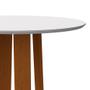 Imagem de Mesa de Jantar Lara 100 cm Off White Base Ypê N02 - D'Rossi