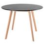 Imagem de Mesa de jantar Leda 100 cm + 4 cadeiras estofadas Leda