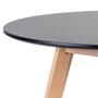 Imagem de Mesa de jantar Leda 100 cm + 4 cadeiras estofadas Leda