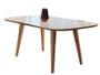 Imagem de Mesa de Jantar Madeira Maciça com Vidro 1,20x0,90m - Onix - Harmonia Salas