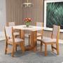 Imagem de Mesa de Jantar Magic com 4 Cadeiras Viero Mel Blonde
