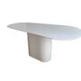 Imagem de Mesa de jantar Organica 244x137cm Base Branca tampo Branco