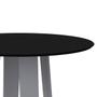 Imagem de Mesa De Jantar Para 6 Lugares Tampo Redondo 1,35m Isabela Cor Off White Preto New Ceval