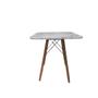 Imagem de Mesa de Jantar Quadrada Eames Eiffel 80 cm Borda Arredondada - Estilo Granito