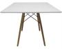 Imagem de Mesa de Jantar Quadrada Eames Eiffel 90 cm - Branca