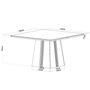 Mesa de Jantar Quadrada Monza com 8 Cadeiras Madeira Maciça Vegas - Viero Imagem de Mesa de Jantar Quadrada Monza com 8 Cadeiras Madeira Maciça Vegas