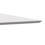 Imagem de Mesa de Jantar Quadrada Tampo com Vidro Leka 135 cm Off White - D'Rossi