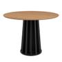Imagem de Mesa de Jantar Redonda 105cm com Tampo de Vidro 100% MDF