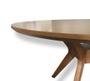 Imagem de Mesa de Jantar Redonda 135cm Madeira 6 lugares Orion - Imbuia