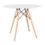 Imagem de Mesa de Jantar Redonda Eames Eiffel 70 cm - Branca