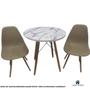 Imagem de Mesa de Jantar Redonda Eames Eiffel 80 cm - Estilo Granito
