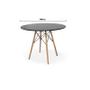 Imagem de Mesa De Jantar Redonda Eames Eiffel 90Cm Preta Preto