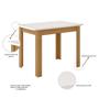 Imagem de Mesa de Jantar Retangular 108cm Bellagio