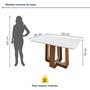 Imagem de Mesa de Jantar Retangular 120cm com Tampo em Mdf Sintonia