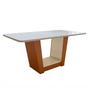 Imagem de Mesa de Jantar Retangular 170cm Maxi Tampo com Vidro Apogeu