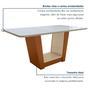 Imagem de Mesa de Jantar Retangular 170cm Maxi Tampo com Vidro Apogeu