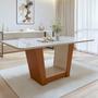 Imagem de Mesa de Jantar Retangular 170cm Maxi Tampo com Vidro Apogeu