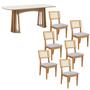 Imagem de Mesa de Jantar Retangular 180cm com 6 Cadeiras 100% MDF