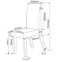 Imagem de Mesa de Jantar Retangular 200x90 Noble com 8 Cadeiras Iza
