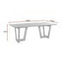 Imagem de Mesa de Jantar Retangular 270x135cm Ynus Madeira Liptus Castanho Claro - Sallar Home