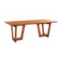 Imagem de Mesa de Jantar Retangular 270x135cm Ynus Madeira Liptus Castanho Claro - Sallar Home