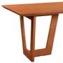 Imagem de Mesa de Jantar Retangular 270x135cm Ynus Madeira Liptus Castanho Claro - Sallar Home