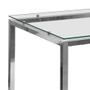 Imagem de Mesa de Jantar Retangular 6 Lugares 0.90m Grace Incolor e Cromado