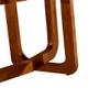 Imagem de Mesa de Jantar Retangular com Tampo de Vidro Siena Cinamomo Imbuia e Off White 180 cm