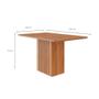 Imagem de Mesa de Jantar Retangular com Tampo MDF Ana Cinamomo 130 cm