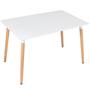 Imagem de Mesa de jantar retangular Eames - 80 x 120 cm